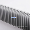 custom extruded aluminum amplifier heat sink